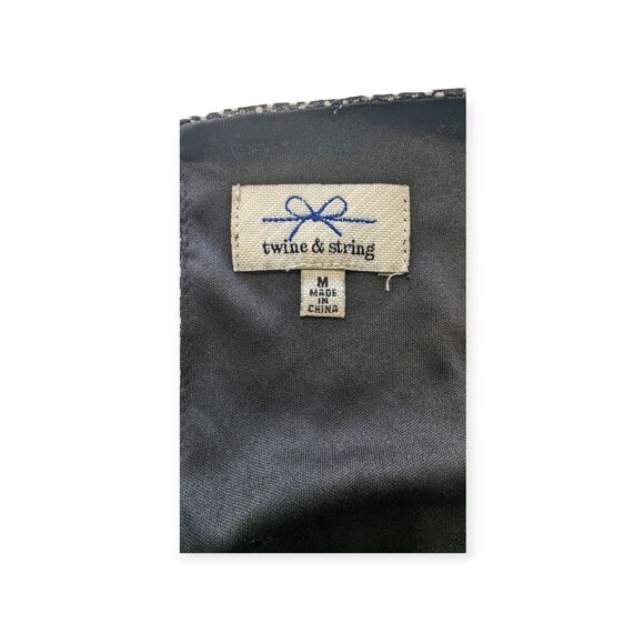 Twine and String Women’s Blouse Size M Black - Picture 4 of 6